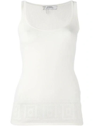 Versace Classic Tank Top In White