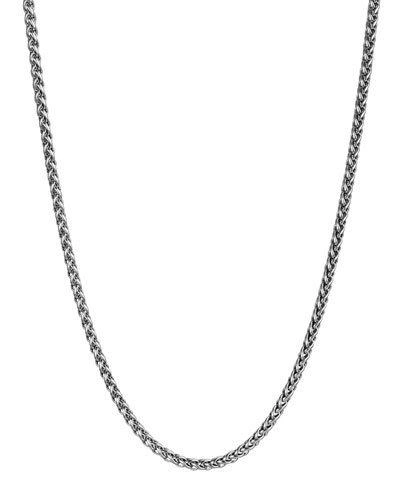David Yurman Extra Small Wheat Chain Necklace, 18 In Silver