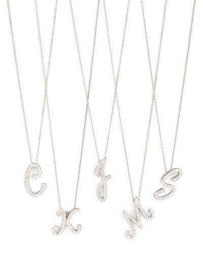 Roberto coin diamond hot sale letter necklace