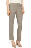 Nic + Zoe Nic+zoe Wonderstretch Straight-leg Pants In Mushroom