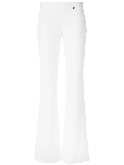 Versace Wide Leg Trousers In White