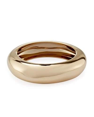 Alexis Bittar Small Watery Metal Bangle Bracelet In Gold