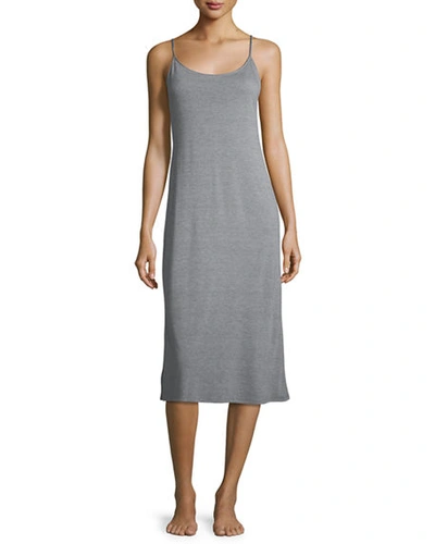 Natori Shangri La Nightgown In Grey