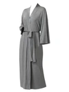 Natori Shangri-la Long Robe In Heather Gray