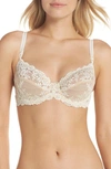 Wacoal Embrace Lace Underwired Bra In Sand