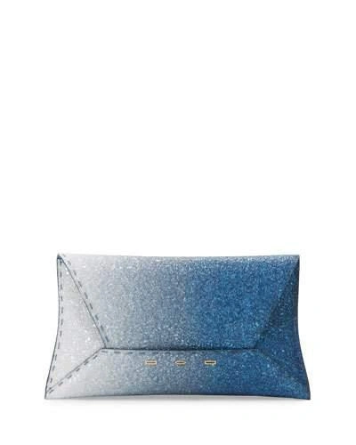 Vbh Manila Ombre Glitter Clutch Bag, Blue/silver