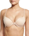 Chantelle Modern Invisible Custom-fit Plunge Bra In Nude Blush