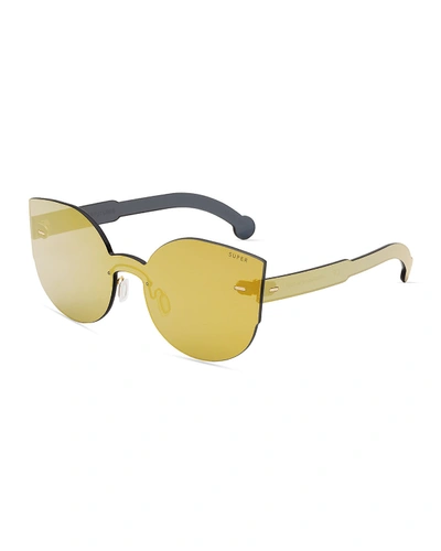 Super Tuttolente Lucia Cat-eye Sunglasses In Gold