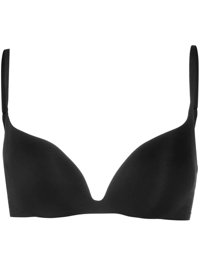 Wacoal Ultimate Side Smoother Wire-free Contour Bra In Black