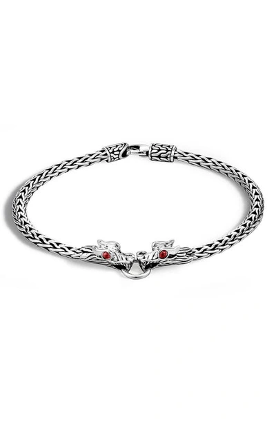 John Hardy Women's Naga Ruby & Sterling Silver Classic Chain Bracelet