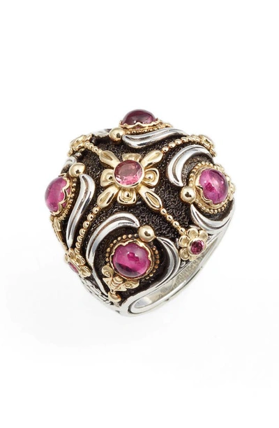 Konstantino Nemesis Pink Tourmaline Ring In Multi