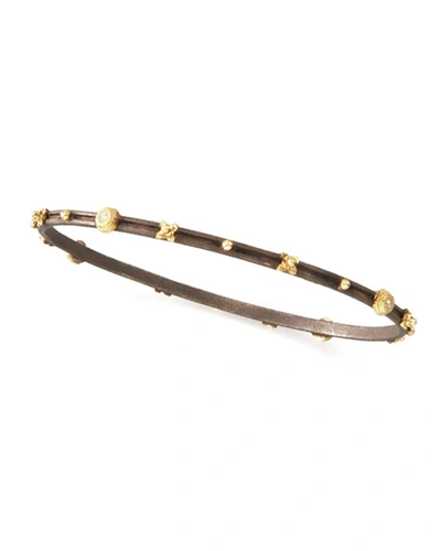 Armenta Oxidized Crivelli Station Bracelet In Yellow/black