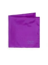Charvet Silk Pocket Square In Purple