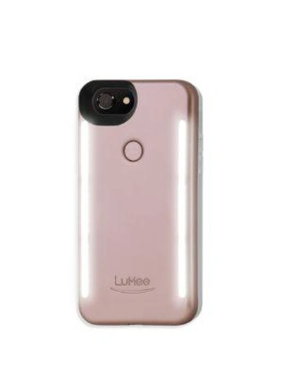 Lumee Iduo Led Lighting Iphone Case In Rose Matte