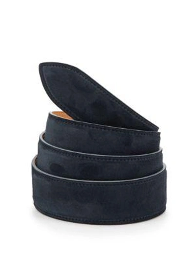 Corthay Black Suede Belt