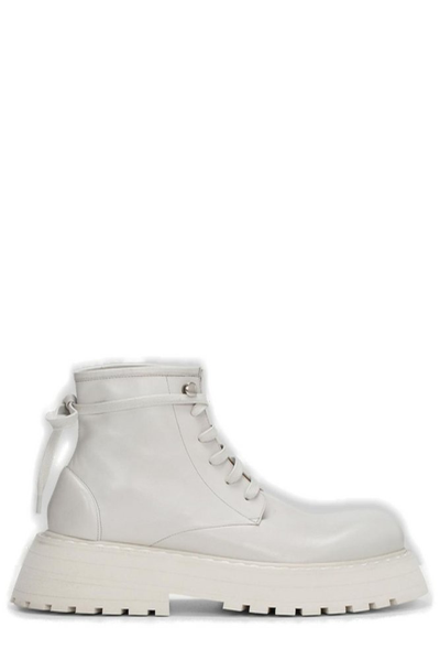 Marsèll Micarro Chunky Combat Boots In Grey