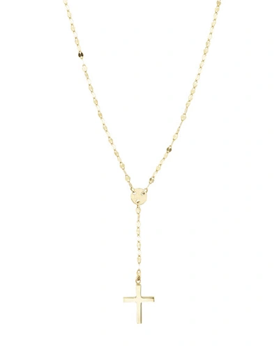 Lana Girl Girls' Mini Cross Pendant Necklace In Gold