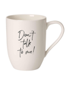 Villeroy & Boch Statement I Don't Like Mondays Mug In White