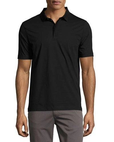 Armani Collezioni Supima&reg; Cotton Polo Shirt, Black