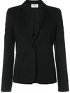 Akris Punto Fitted Single-breasted Blazer In Navy