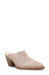 Matisse Cammy Pointy Toe Mule In Blush Snake