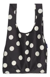 Baggu Baby Reusable Tote Bag In Tuxedo Dot