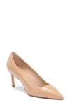 Stuart Weitzman Leigh Leather Pump In Black