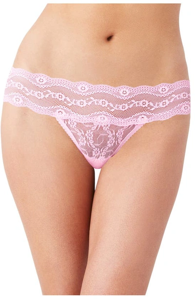 B.tempt'd By Wacoal 'lace Kiss' Bikini In Pink Lady