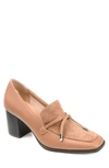 Journee Collection Crawford Vegan Leather Pump In Taupe