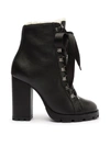 Schutz Women's Zara Winter Leather Ankle Boots In Black