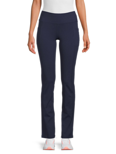 Skechers Women's Go Walk Wear Evolution Ii Flare Pants In Navy