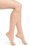 Item M6 Sheer Compression Knee High Socks In Ivory