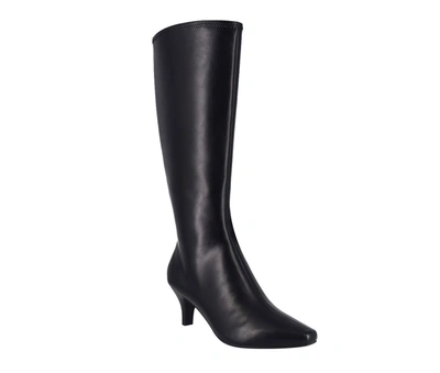 Impo Women's Namora Wide-calf Tall Heeled Boots Women's Shoes In Black