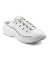 Easy Spirit Women's Romy Mule Walking Sneakers Women's Shoes In White/light Gray - Leather/textile