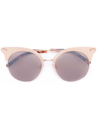 Boucheron Cat Eye Sunglasses In Metallic