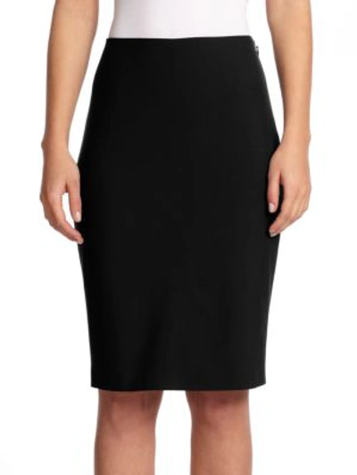 Elie Tahari Jasper Solid Skirt In Black