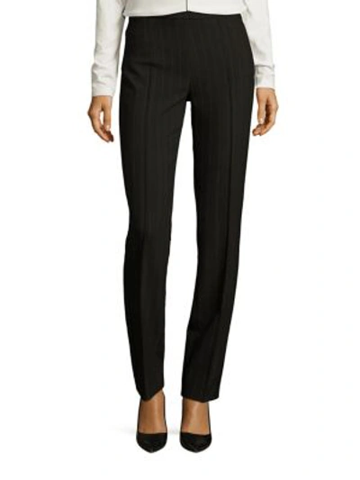 Akris Punto Women's Francoise Jacquard Tailored Pants In Black