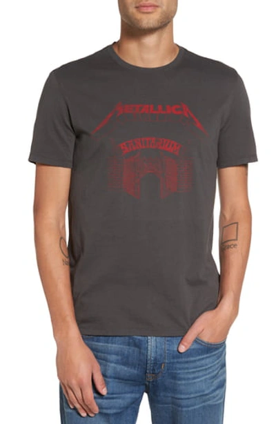 John Varvatos Metallica Sanitarium Graphic T-shirt In Coal