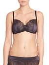 Wacoal Basics Benefits Underwire Bra In Black Gray