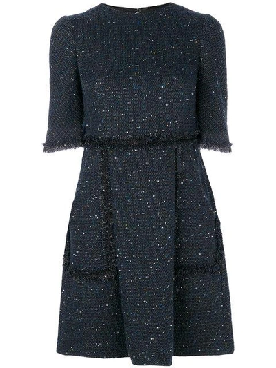 Talbot Runhof Norling Dress In Blue