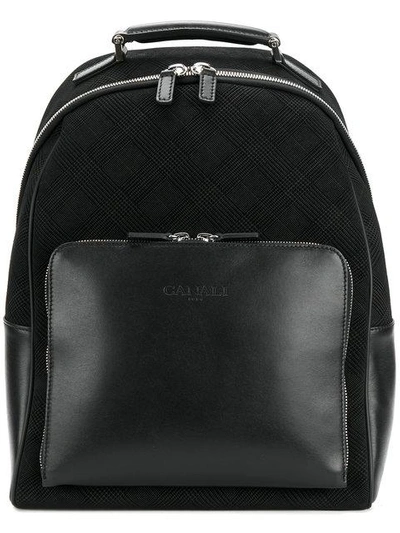 Canali Checked Backpack