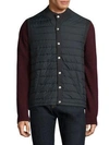 Barbour Men's Essential Colorblocked Gilet In Grey