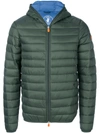 Save The Duck Giga Padded Jacket In Green