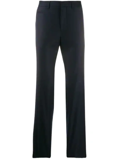 Hugo Boss Straight-leg Trousers In Blue