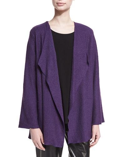 Caroline Rose Paris Plush Saturday Jacket, Plus Size In Purple