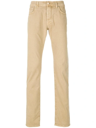 Jacob Cohen Classic Fitted Chinos - Neutrals In Nude & Neutrals