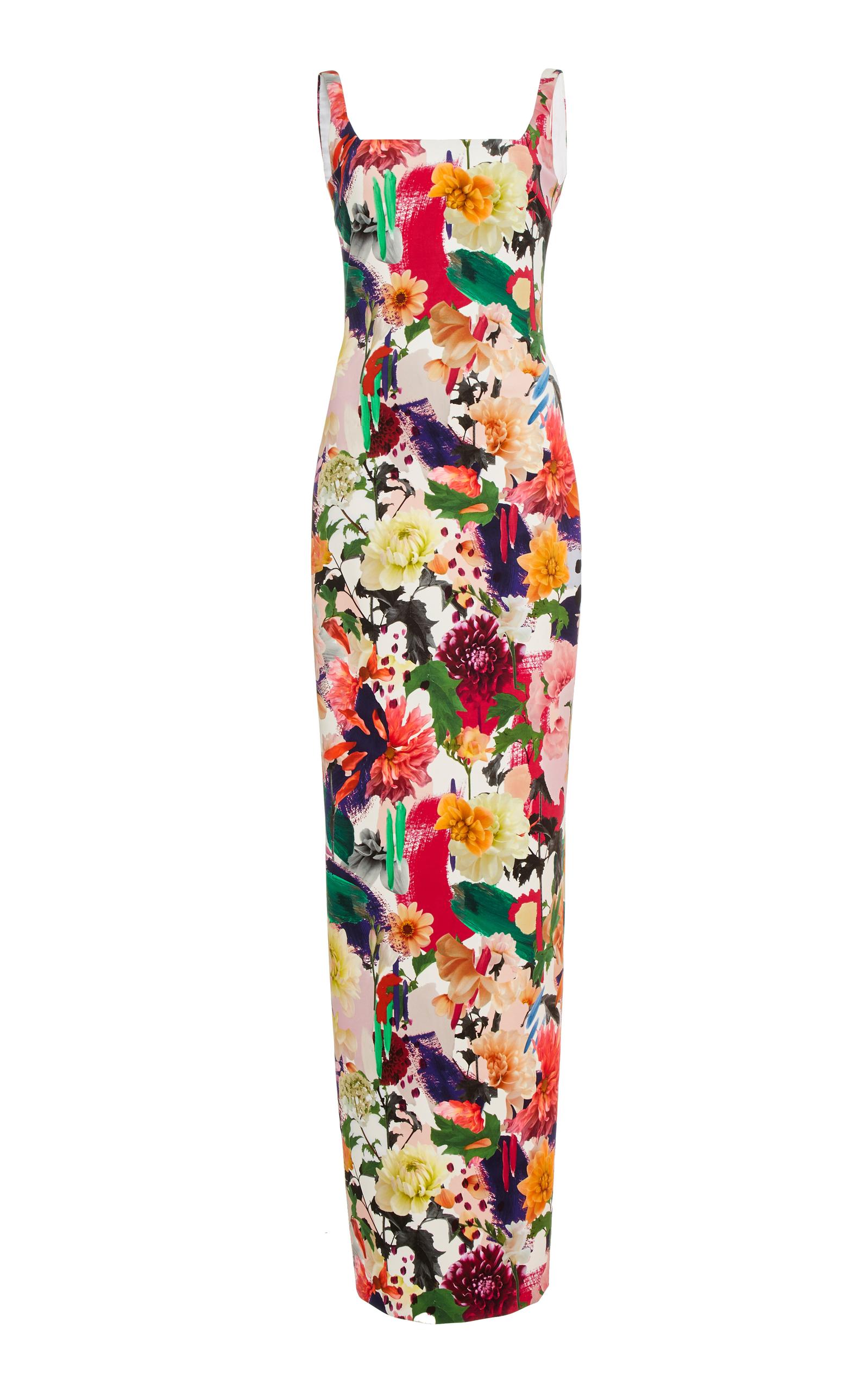 Cushnie Et Ochs Delfina Floral Collage Dress | ModeSens