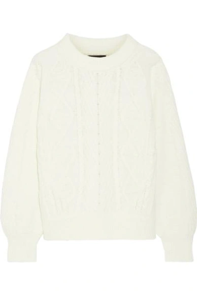 Hatch Cable-knit Wool-blend Sweater