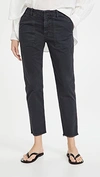 Nili Lotan Paris High-rise Silk Cropped Trousers In Black