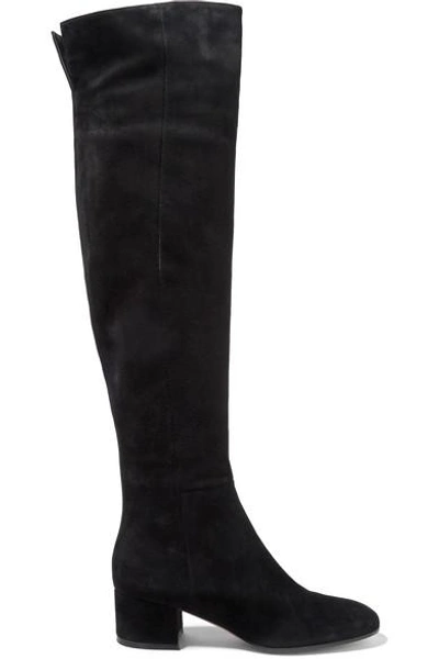 Gianvito Rossi 45 Suede Over-the-knee Boots